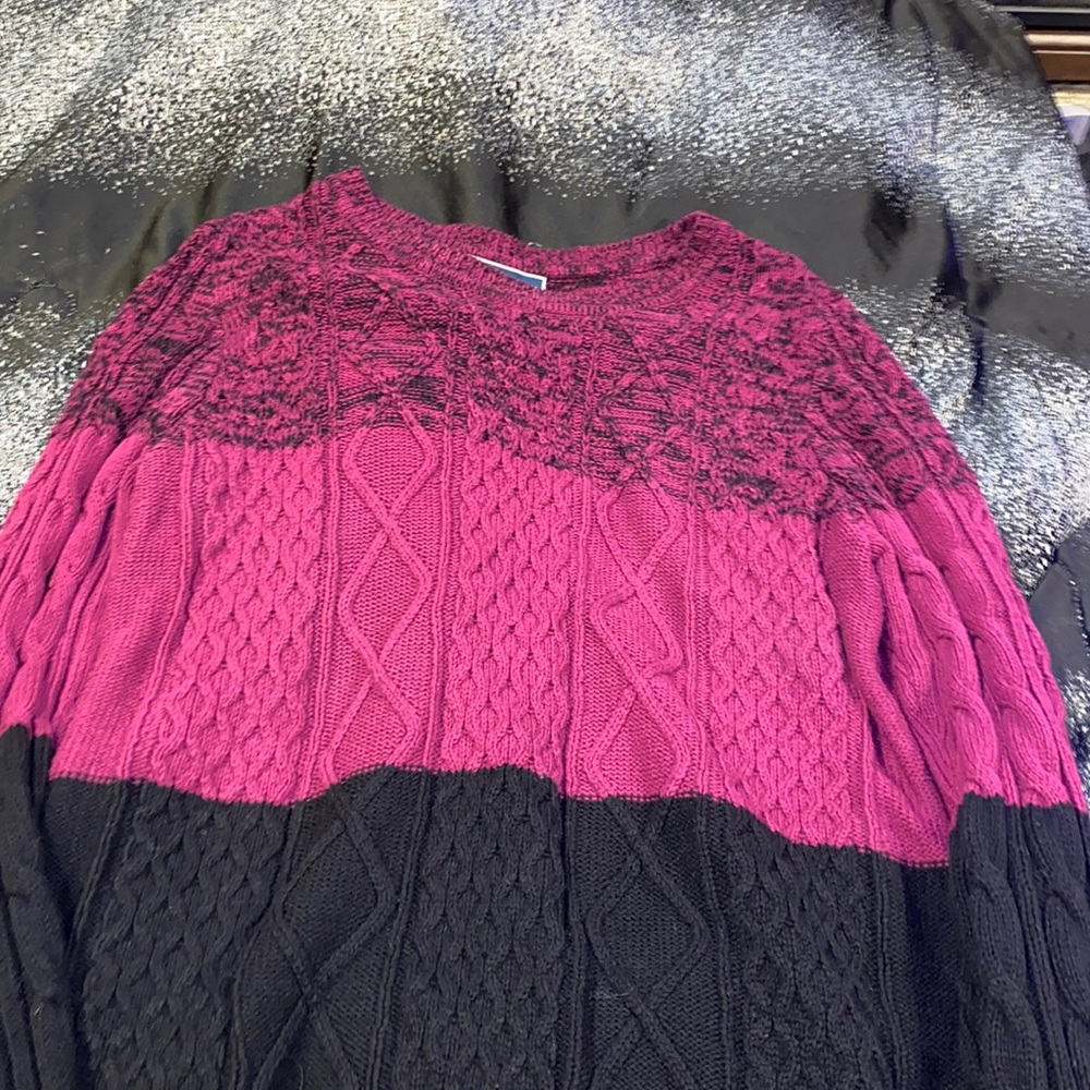 Pink Ombré Sweater